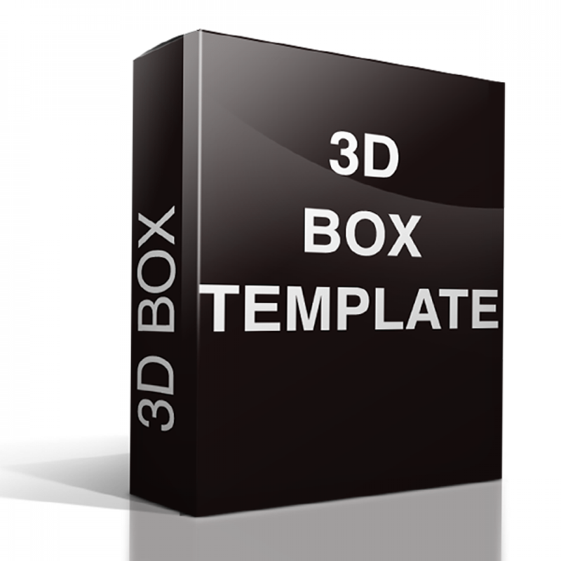 3d box template