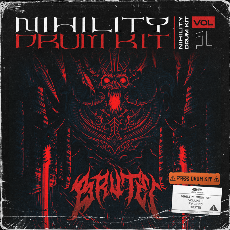 TRAP METAL DRUM KIT VOL. 1 NIHILITY by Brutei Sound Kit