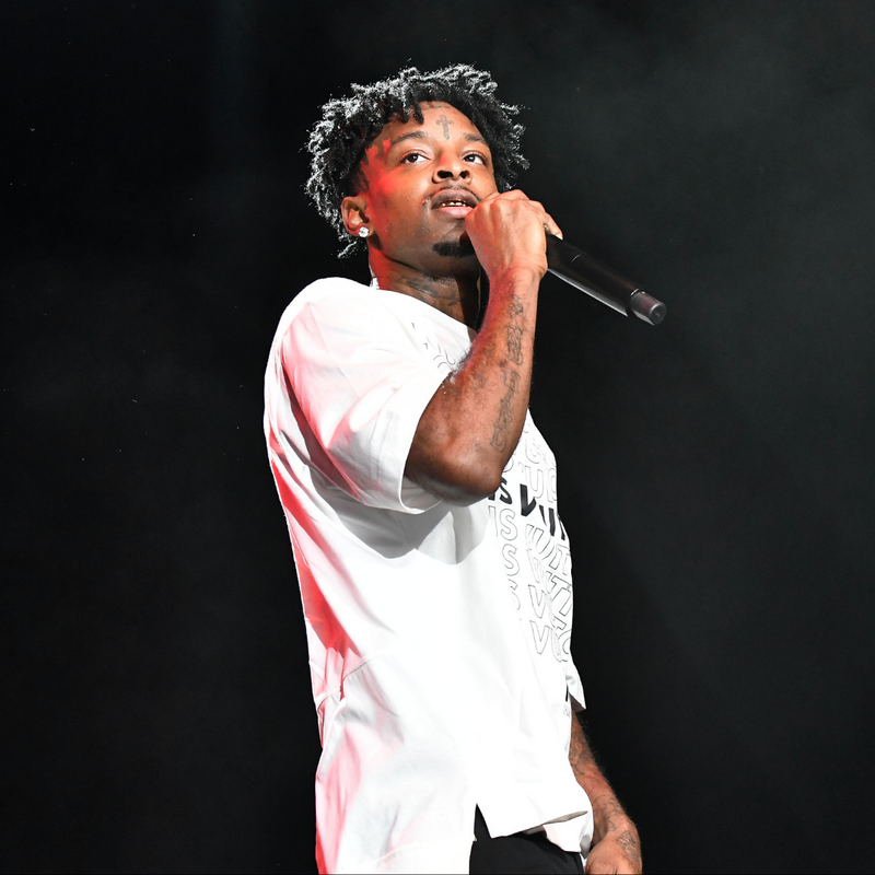 Download Atlanta Rapper 21 Savage Performing On Stage