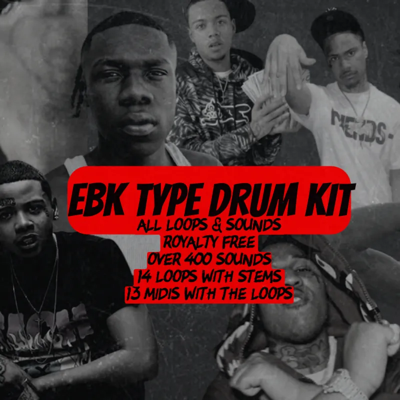 2024 Ebk type Drum - Midi and loop kit - Royalty free by