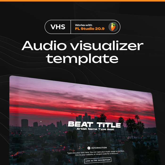 VHS Audio visualizer template for FL Studio 20.9 by anotherxlife 🔺 - Sound Kit