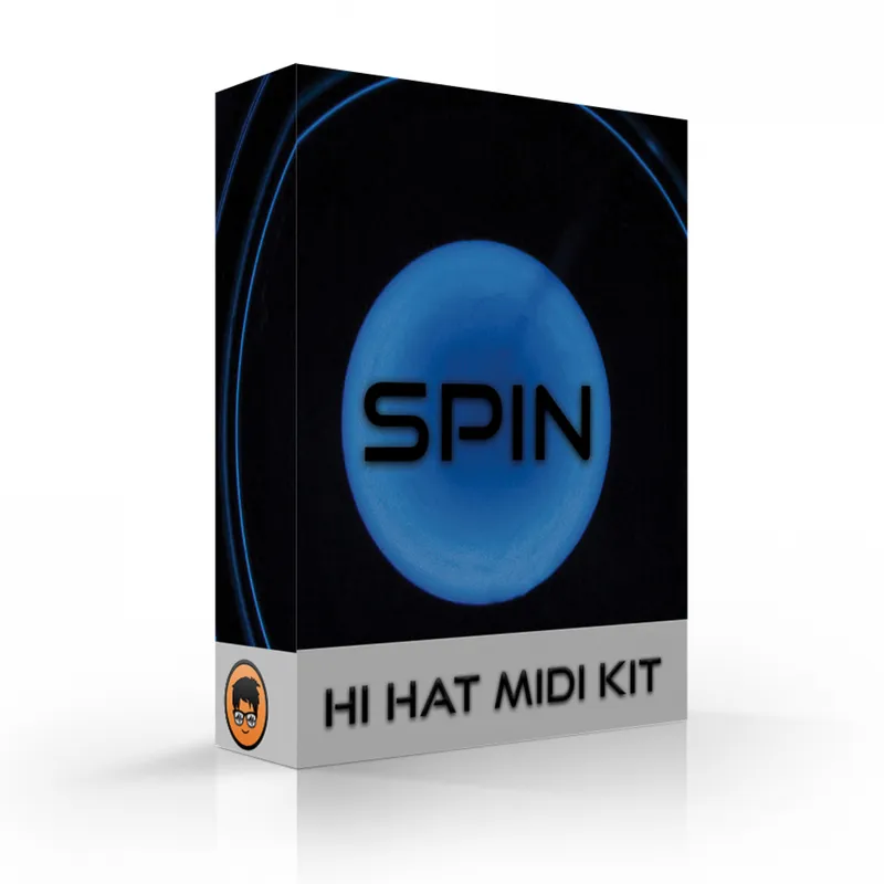 Trap Hi Hat Midi Kit Spin by Producer Vibes Sound Kit
