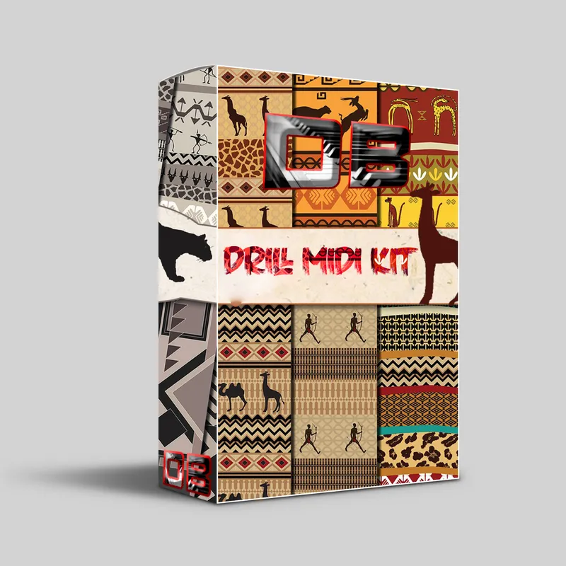 UK Drill Midi kit vol.1 by DrelliBeatz Sound Kit