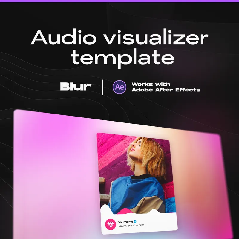 Blur • After Effects music visualizer template by anotherxlife - Sound Kit